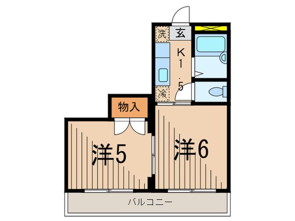 グリ－ンハウスの物件間取画像